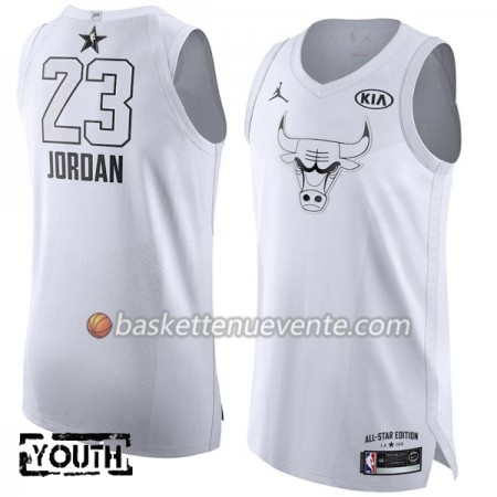 Maillot Basket Chicago Bulls Michael Jordan 23 2018 All-Star Jordan Brand Blanc Swingman - Enfant